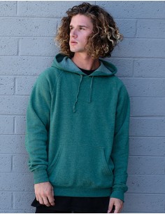 I-PRM33SBP-Unisex Midweight Special Blend Raglan Hooded Pullover 2